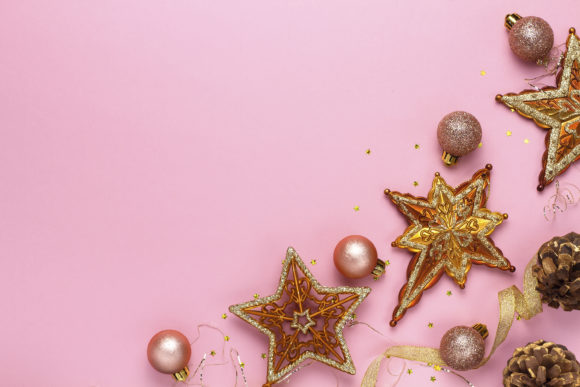 Christmas Festive Flatlay for Holiday Content
