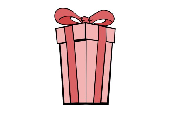 Christmas Gift Presents Graphic Design Asset for Crafts