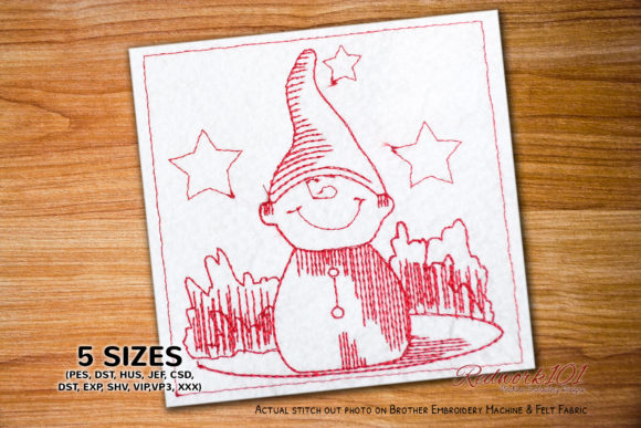Christmas Imp Lineart Design for Festive Digital Products