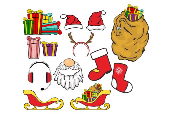 Christmas Santa Claus Equipment Set for Crafts