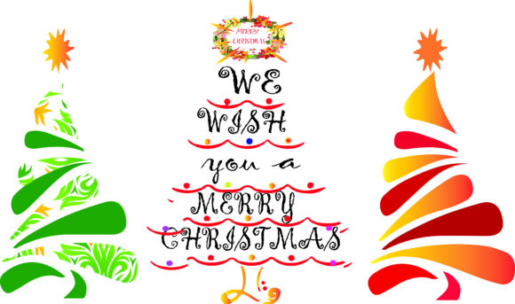 Christmas Tree Clipart for Graphic Templates
