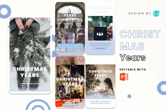 Instagram Stories Template - Christmas for Presentation Templates
