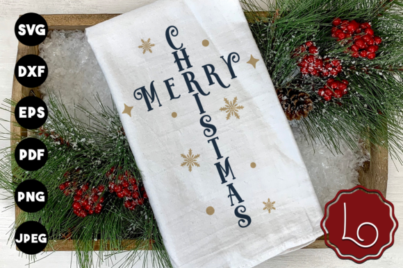 Merry Christmas Cross Craft for Website and Editorial Use
