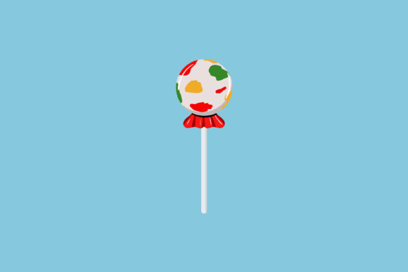 Milk Candy Christmas Icon for Commercial Design