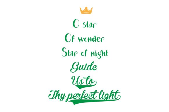 O Star of Wonder Quote Christmas Crafts