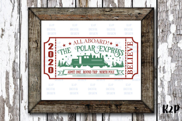 Polar Express Ticket Christmas Crafts