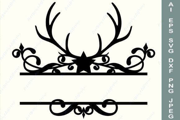 Reindeer Antlers Frame for Christmas Crafts